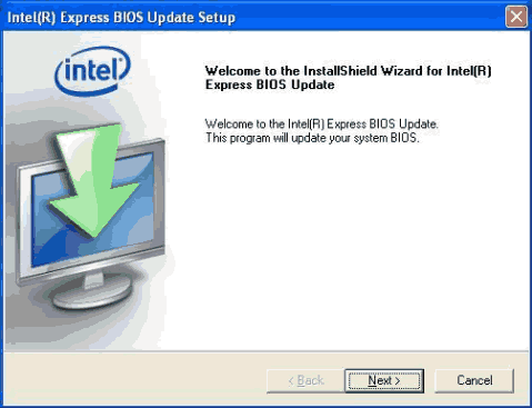 Intel Express BIOS Update Setup