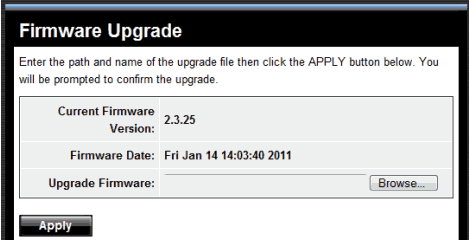 TRENDnet Router Firmware Upgrade Procedure Screen