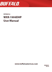 The cover of Buffalo WXR-1900DHP AirStation Router User Manual