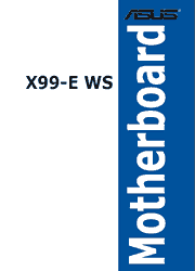 The cover of Asus X99-E WS Motherboard User Manual