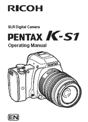 The cover of Pentax K-S1 Digital Camera Operating Manual