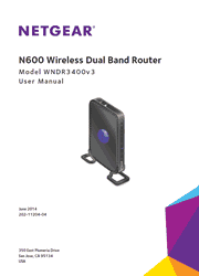 The cover of Netgear WNDR3400v3 Wireless Router User Manual