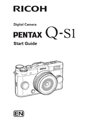 The cover of Pentax Q-S1 Digital Camera Start Guide