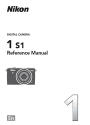 The cover of Nikon 1 S1 Digital Camera Reference Manual