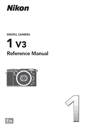 The cover of Nikon 1 V3 Digital Camera Reference Manual