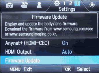 nx20 firmware update