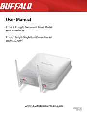 The cover of Buffalo WAPS-AG300H, WAPS-APG600H Wireless Access Point User Manual