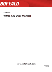 The cover of Buffalo WMR-433 AirStation Router User Manual