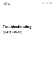 The cover of Fujitsu ScanSnap S1300i Scanner Troubleshooting (installation)