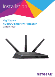 The cover of Netgear R7000 WiFi Router Installation
