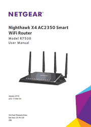 The cover of Netgear R7500 WiFi Router User Manual