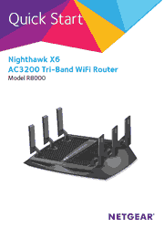 The cover of Netgear R8000 WiFi Router Quick Start Guide