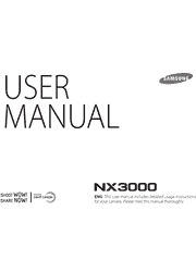 The cover of Samsung NX3000 Smart Camera User Manual