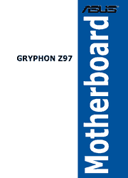 The cover of Asus GRYPHON Z97 Motherboard User Guide