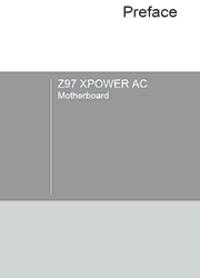 The cover of MSI Z97 XPOWER AC Motherboard User Manual