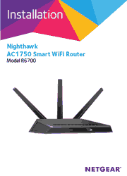 The cover of Netgear R6700 WiFi Router Installation Guide