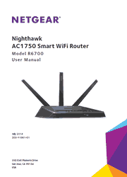 The cover of Netgear R6700 WiFi Router User Manual