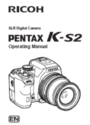 The cover of Pentax K-S2 Digital Camera Operating Manual