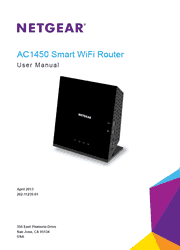 The cover of Netgear AC1450 Smart WiFi Router User Manual
