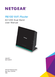 The cover of Netgear R6100 WiFi Router User Manual