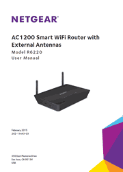 The cover of Netgear R6220 WiFi Router User Manual