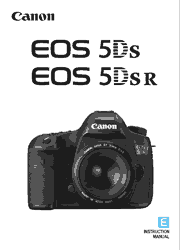 The cover of Canon EOS 5DS, EOS 5DS R Digital Cameras Instruction Manual