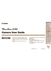 The cover of Canon PowerShot S120 Camera User Guide