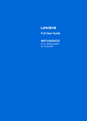The cover of Linksys WRT1900ACS Wi-Fi Router Full User Guide