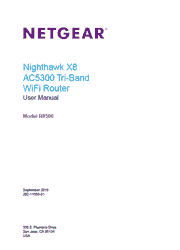 The cover of Netgear R8500 WiFi Router User Manual