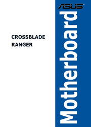 The cover of Asus CROSSBLADE RANGER Motherboard User Manual