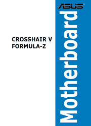 The cover of Asus CROSSHAIR V FORMULA-Z Motherboard User Manual