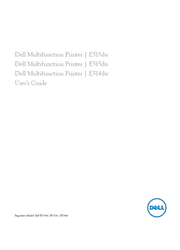 The cover of Dell E515dw, E515dn, E514dw Multifunction Printers User’s Guide
