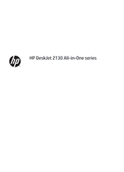 The cover of HP DeskJet 2130 All-in-One Printer User Guide