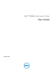 The cover of Dell C2660dn Color Laser Printer User’s Guide