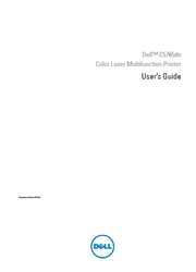 The cover of Dell C5765dn Color Laser Multifunction Printer User’s Guide