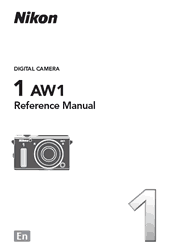 The cover of Nikon 1 AW1 Digital Camera Reference Manual