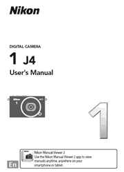 The cover of Nikon 1 J4 Digital Camera User’s Manual