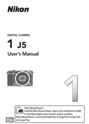 The cover of Nikon 1 J5 Digital Camera User’s Manual