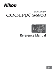 The cover of Nikon Coolpix S6900 Digital Camera Reference Manual