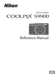 The cover of Nikon Coolpix S9900 Digital Camera Reference Manual